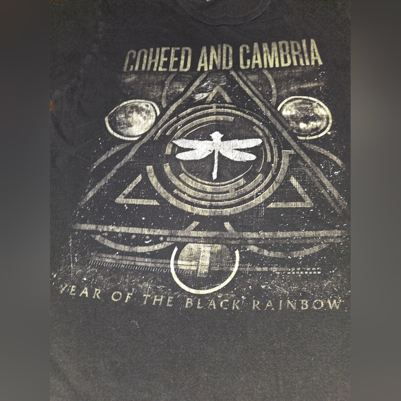 Coheed and Cambria Black Graphic T-Shirt- 2010 Size Med. - Picture 2 of 6